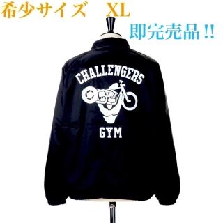 CHALLENGER GYM COACH JKT / BLACK(ナイロンジャケット)