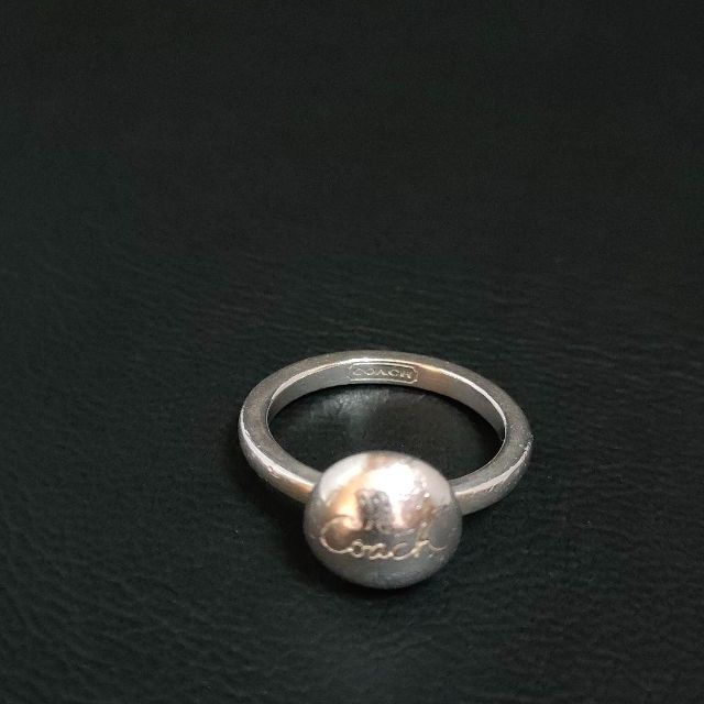 【通販激安】アクセサリーオープニング 希少COACH コーチ 3連リング 指輪 シルバー silver925