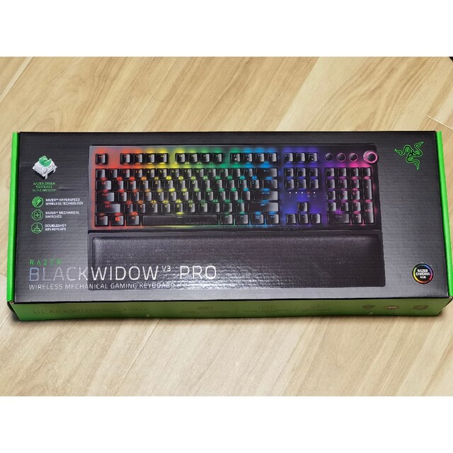 未開封 Razer キーボード BLACKWIDOW V3 PRO GREEN