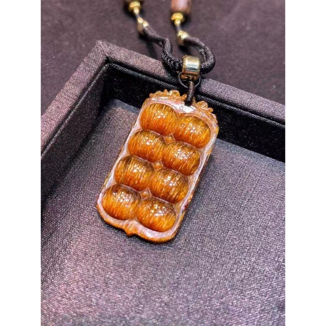 ⭐︎天然銅色ゴールドルチルクオーツ ネックレス 12g 【高い素材