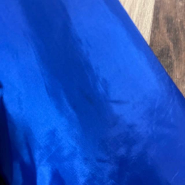 ブルー L プリント ナイロン メンズ ブルゾン  90s 長袖 ジャケット