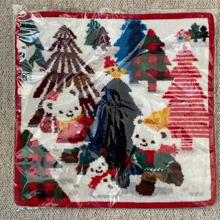 新品・タグ付き ファミリア クリスマス柄 シェニール織り タオル ...