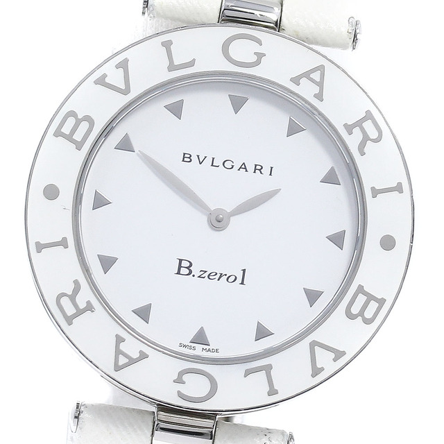 新しいエルメス BVLGARI - レディース_711663 クォーツ BZ35S B-zero1 ★内箱・保証書付き【BVLGARI】ブルガリ 腕時計
