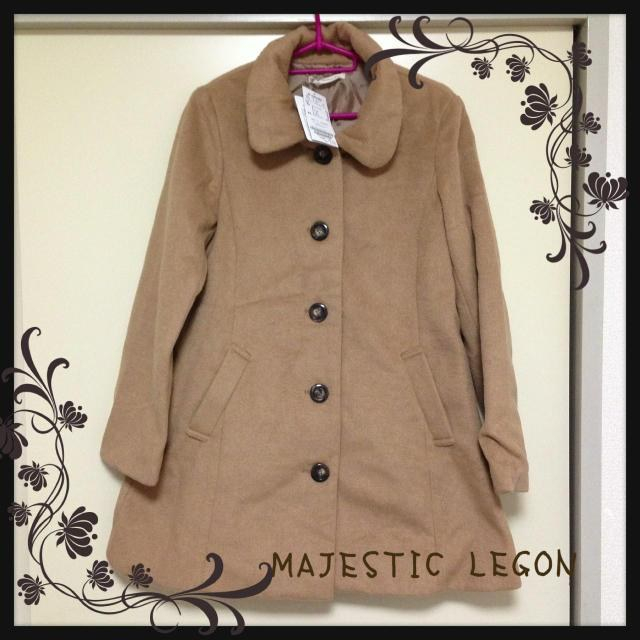 MAJESTIC LEGON(マジェスティックレゴン)の新品 Aラインロングコート♡ レディースのジャケット/アウター(ロングコート)の商品写真