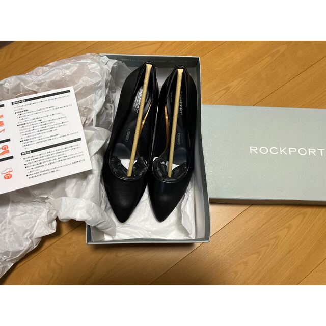 ロックポート　レザー　黒　パンプス 23.5cm