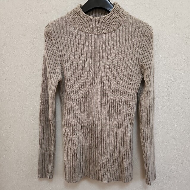 MUJI (無印良品)(ムジルシリョウヒン)の無印良品　セーター　ベージュ レディースのトップス(ニット/セーター)の商品写真