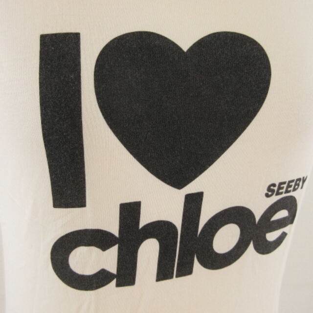 SEE BY CHLOE(シーバイクロエ)のシーバイクロエ SEE BY CHLOE カットソー Tシャツ 半袖 プリント  レディースのトップス(Tシャツ(半袖/袖なし))の商品写真