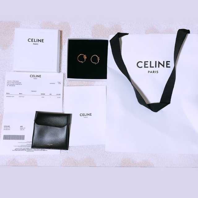 CELINE ノットピアス - ピアス