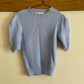 ザラ(ZARA)のZARA ビジューもちもちニット(ニット/セーター)