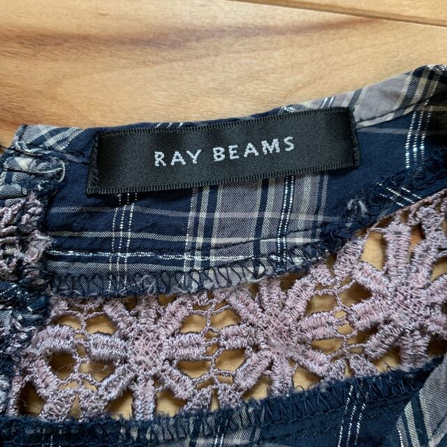 Ray BEAMS(レイビームス)のRay BEAMS レイビームス チェック柄 ノースリーブ ワンピース レディースのワンピース(ひざ丈ワンピース)の商品写真