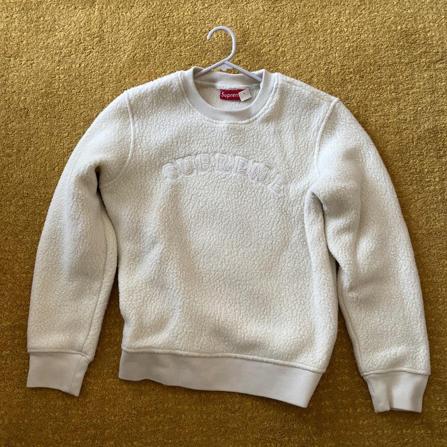 60%OFF】 Supreme アーチロゴ ボアフリース プルオーバー supreme