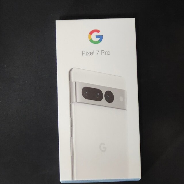 Google Pixel(グーグルピクセル)の新品　Google Pixel 7 Pro 256GB　SIMフリー スノー 白 スマホ/家電/カメラのスマートフォン/携帯電話(スマートフォン本体)の商品写真