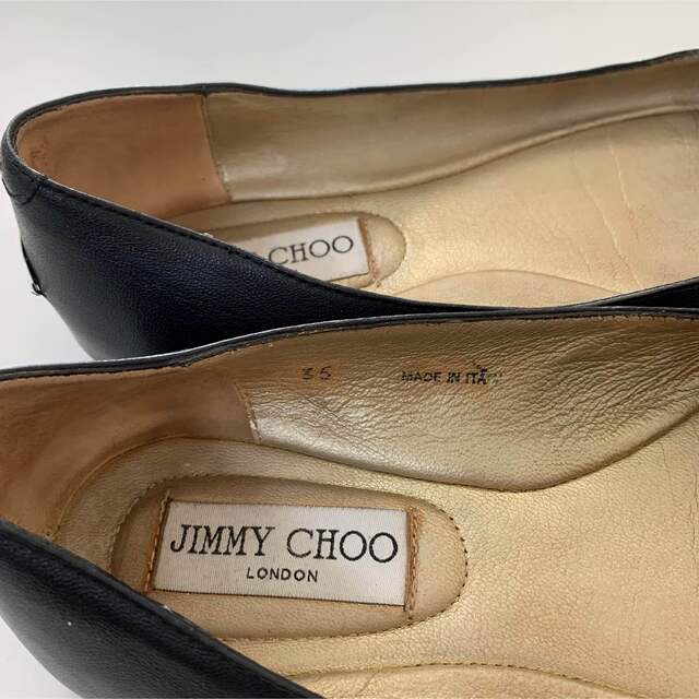 売れ筋商品 CHOO JIMMY - ジミーチュウ グリッター フラットシューズ