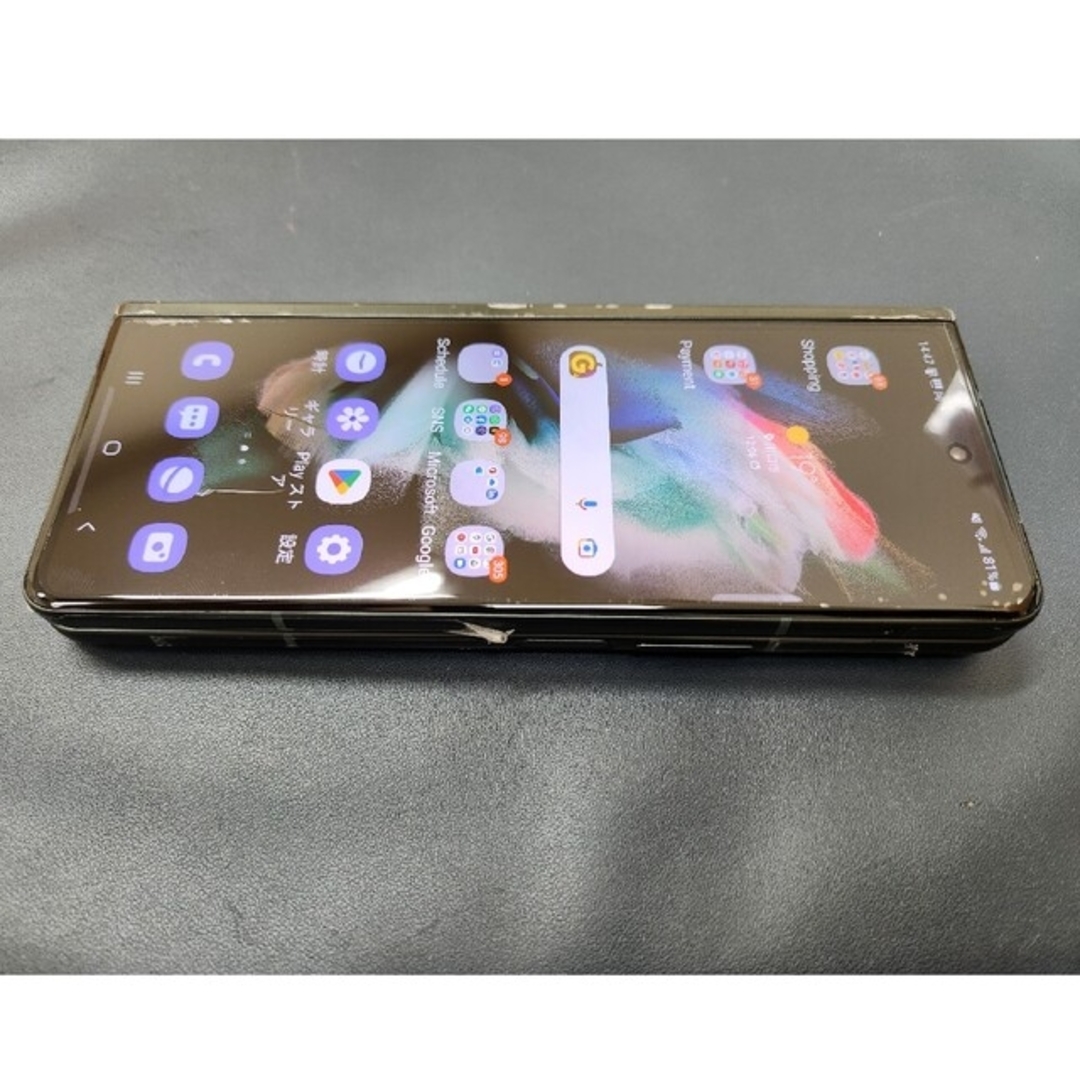 サムスン Samsung Galaxy Z Fold 3 5G SM-F926B スマホ/家電/カメラのスマートフォン/携帯電話(スマートフォン本体)の商品写真