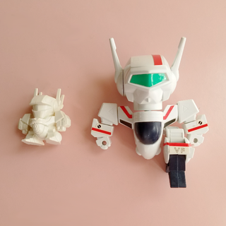 BANDAI - 超時空要塞マクロス 本家 SD バルキリー VF-1J ☆当時物