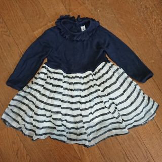 プチバトー(PETIT BATEAU)のプチバトー ワンピース 18m 81センチ(ワンピース)