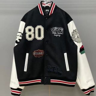 ステューシー スタジャン(メンズ)の通販 300点以上 | STUSSYのメンズを 特注販売中 スタジャン メンズM 【美品】ステューシー スタジャン