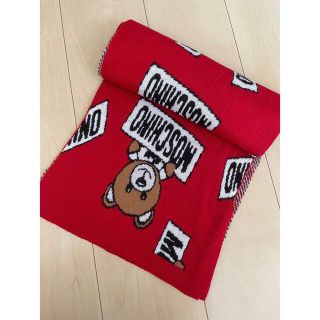 モスキーノ(MOSCHINO)の【MOSCHINO】 モスキーノ ベア 総ロゴ マフラー(マフラー/ショール)