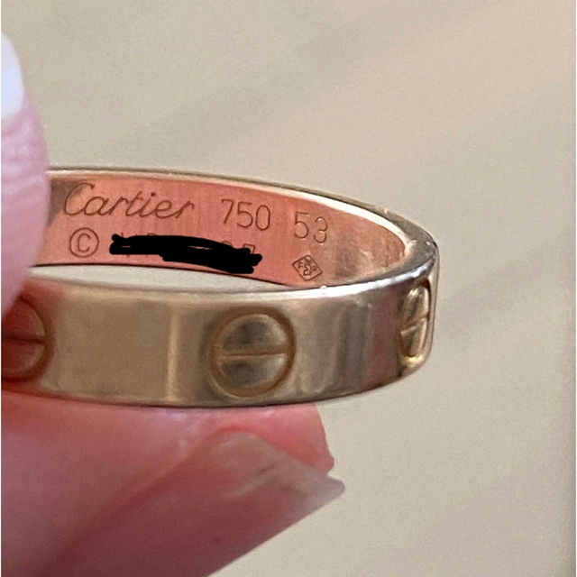 新作2024】 Cartier ミニラブリング ピンクゴールド カルティエ 