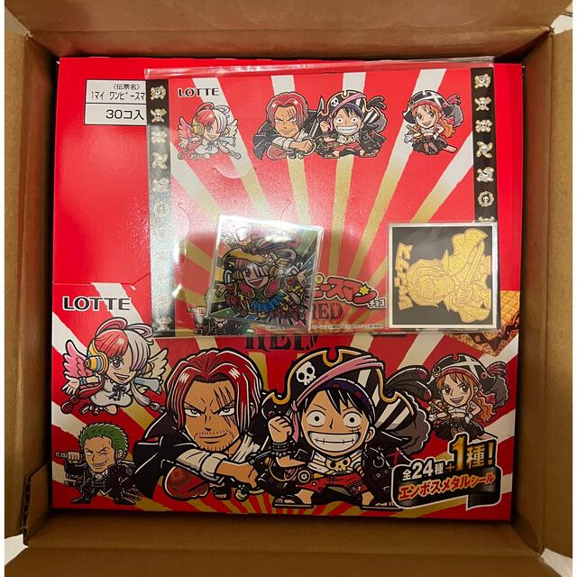 ONE PIECE - ワンピースマンチョコRED特別シールセットの通販 by