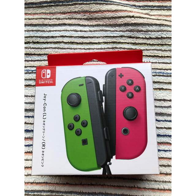 【新品】任天堂 joy-con (L)/(R) ネオングリーン/ネオンピンク