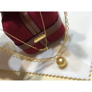 高級】南洋真珠 一粒ネックレスk18の通販 by 天然ダイヤモンド&パール