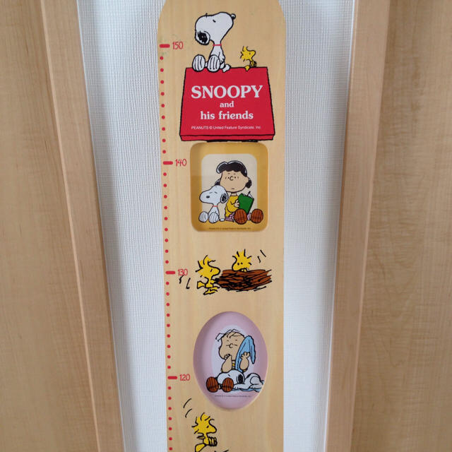 SNOOPY(スヌーピー)の柱 身長計 スヌーピー キッズ/ベビー/マタニティのメモリアル/セレモニー用品(フォトフレーム)の商品写真