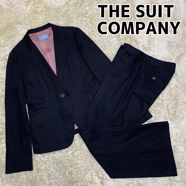 ザスーツカンパニー SUIT COMPANY パンツスーツ ブラック 黒 40