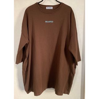 ミルクフェド(MILKFED.)のミルクフェド　カットソーワンピース　美品(ミニワンピース)