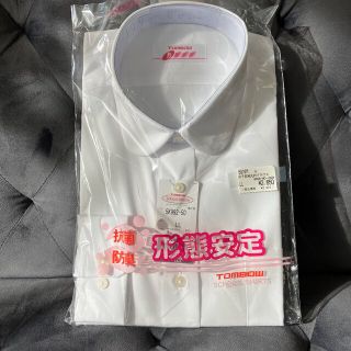 女子長袖丸襟ブラウス　形態安定シャツ【新品未使用】(シャツ/ブラウス(長袖/七分))