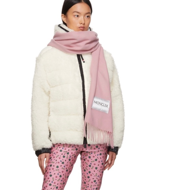 美品 MONCLER モンクレール ロゴマフラー 美品 MONCLER モンクレール ロゴマフラー