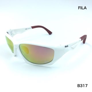 フィラ(FILA)のFILA フィラ　スポーツサングラス　SF6405J-21 ホワイト(サングラス/メガネ)