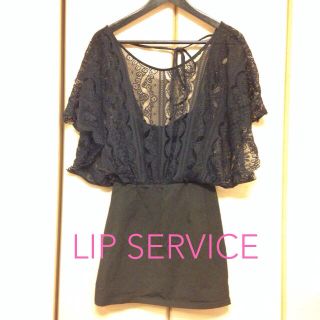 リップサービス(LIP SERVICE)のレースタイトワンピース(ミニワンピース)