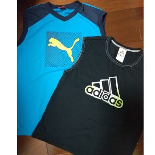 アディダス(adidas)のadidas  PUMA  160  タンクトップ(Tシャツ/カットソー)