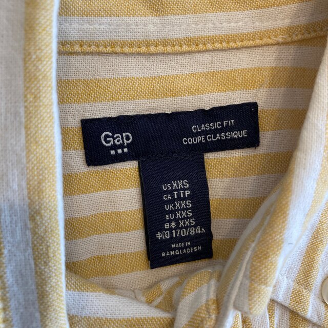 GAP(ギャップ)のギャップ　ストライプシャツ レディースのトップス(シャツ/ブラウス(長袖/七分))の商品写真