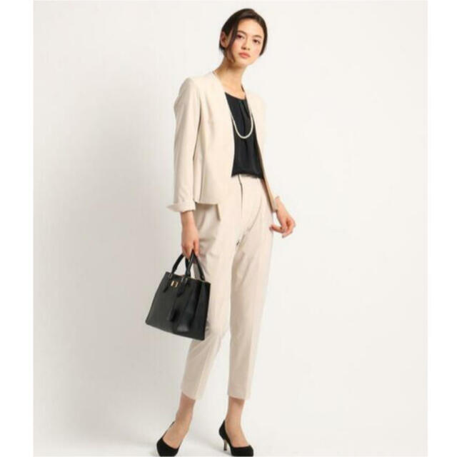 定価35750円 数回着用 INDIVI ストレッチウォッシャブルスーツ