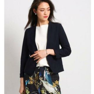 定価35750円 数回着用 INDIVI ストレッチウォッシャブルスーツ