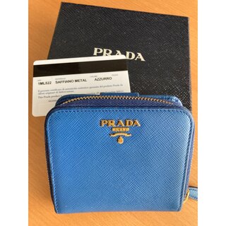 プラダ(PRADA)のPRADA◆サフィアーノ 二つ折り財布(財布)