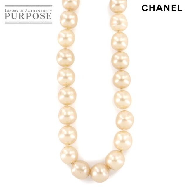 公式 CHANEL シャネル ヴィンテージ ココマーク パール ネックレス