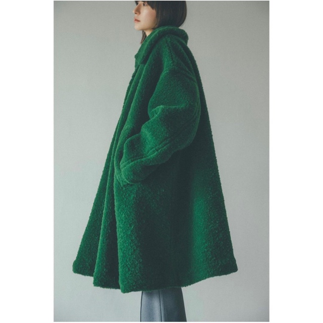 輝く高品質な CLANE 新品未使用タグ付 COAT BOA FLARE VOLUME clane