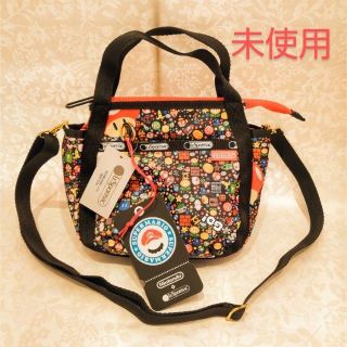 レスポートサック(LeSportsac)の未使用　限定品　レスポートサック＋任天堂マリオ　ミニバッグ(ハンドバッグ)