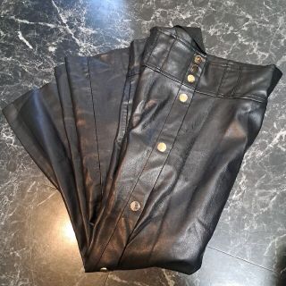 ザラ(ZARA)のZARA 前開BLACKワンピ(ロングワンピース/マキシワンピース)