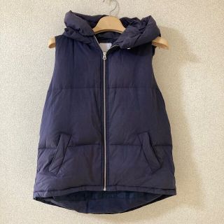 アズールバイマウジー(AZUL by moussy)のお値下げ！マウジー【AZUL BYMOUSSY】 ダウンベスト　ネイビーカラー(ダウンベスト)