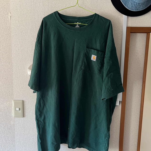 carhartt(カーハート)のカーハート Tシャツ 緑 メンズのトップス(Tシャツ/カットソー(半袖/袖なし))の商品写真