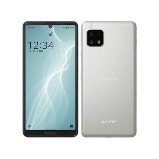 アクオス(AQUOS)のaquos sense4 lite シルバー　64G SIMフリー(スマートフォン本体)