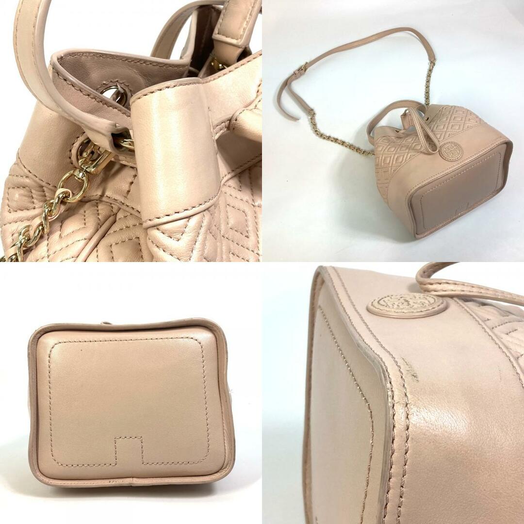 ✨️美品✨️  toryburch  チェーン　リュック 2way 巾着 レザー