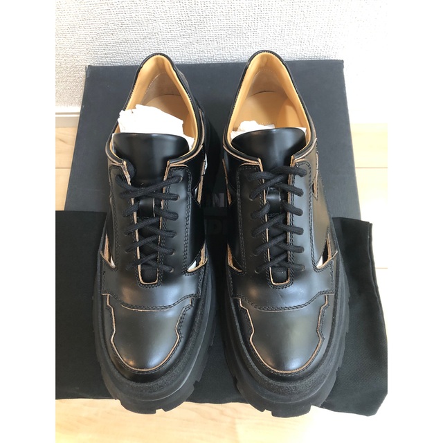 Jil Sander(ジルサンダー)の新品 ジルサンダー チャンキーレザーシューズ　レザーシューズ　40  メンズの靴/シューズ(ドレス/ビジネス)の商品写真