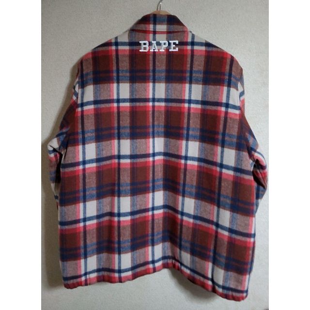 A BATHING APE(アベイシングエイプ)の【T・S様専用】A BATHING APE CHECK CPO JACKET メンズのジャケット/アウター(ブルゾン)の商品写真