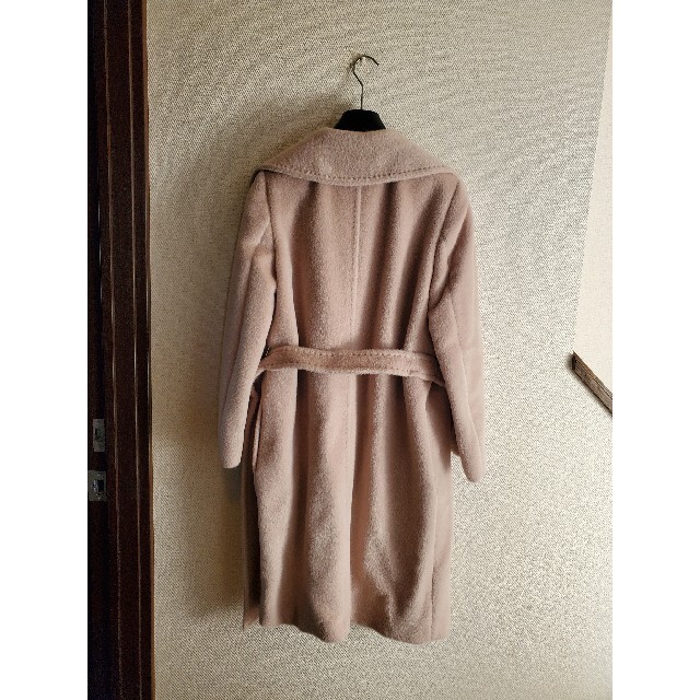 Max Mara(マックスマーラ)のMaxMaraマックスマーラ　ファーストライン　アルパカコート　ピンク36美品 レディースのジャケット/アウター(ロングコート)の商品写真