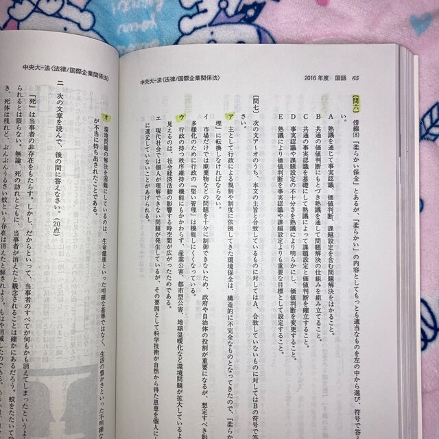 中央大学(法学部〈国際企業関係法学科・政治学科〉-一般入試